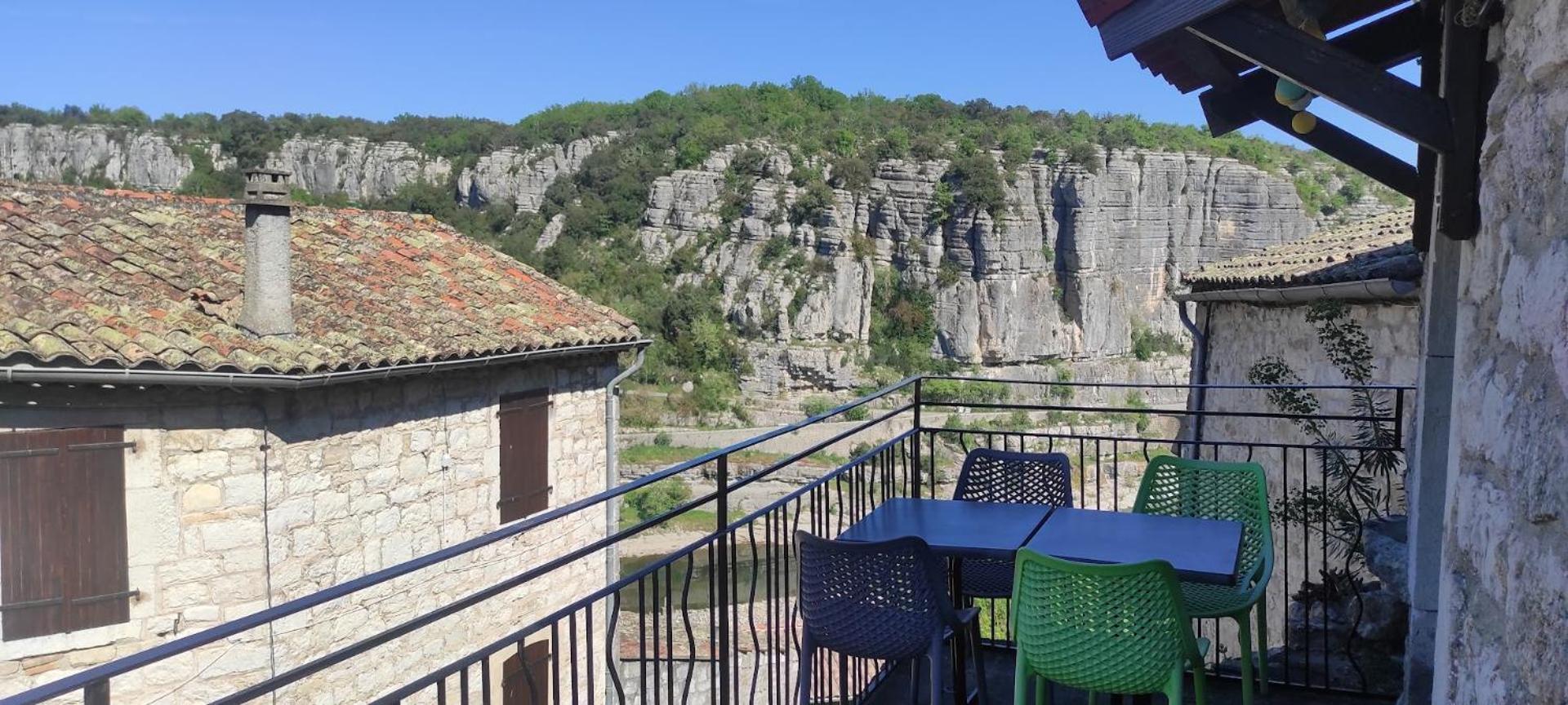 Maison Pierre Et Voute Au Coeur Du Village Balazuc Exteriér fotografie